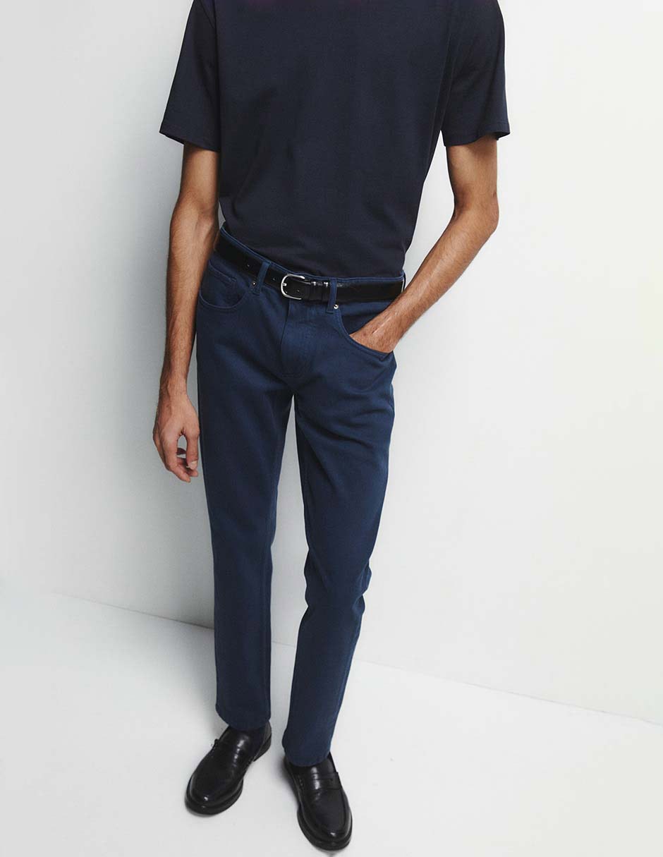 Jeans slim Sfera lavado obscuro para hombre