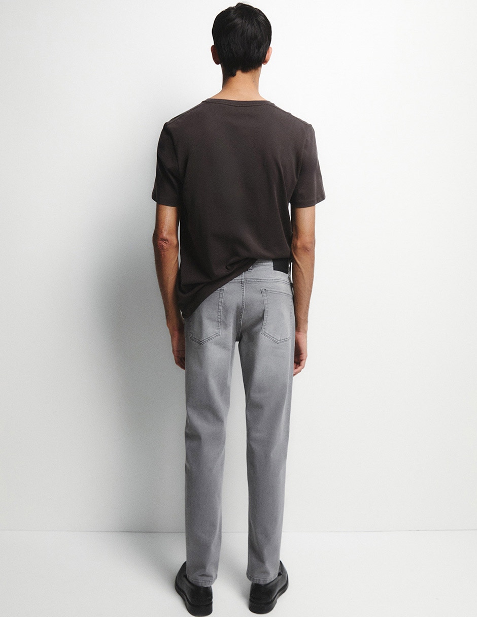 Jeans slim Sfera deslavado para hombre