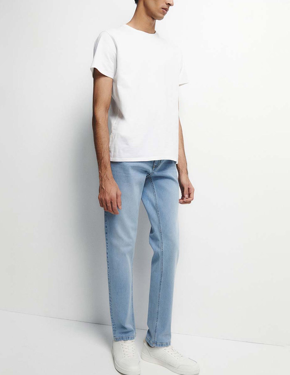 Jeans slim deslavado para hombre Jeans slim deslavado para hombre