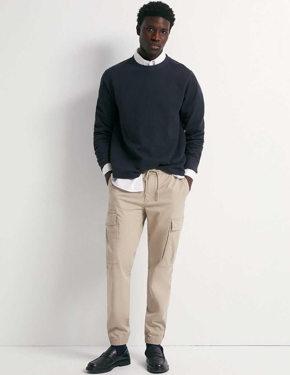 Pantalón casual cargo straight para hombre Pantalón casual cargo straight para hombre