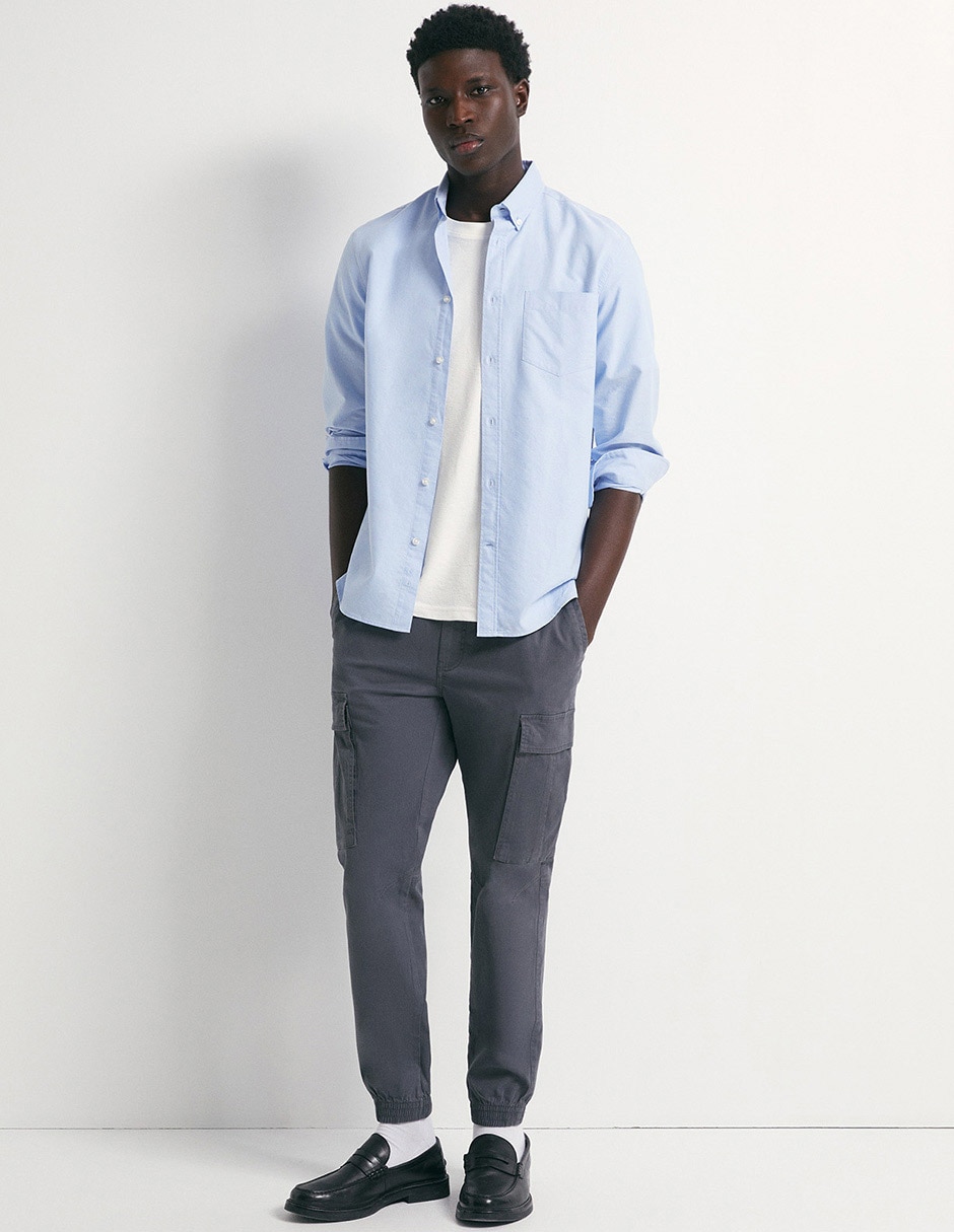 Pantalón cargo straight para hombre 1