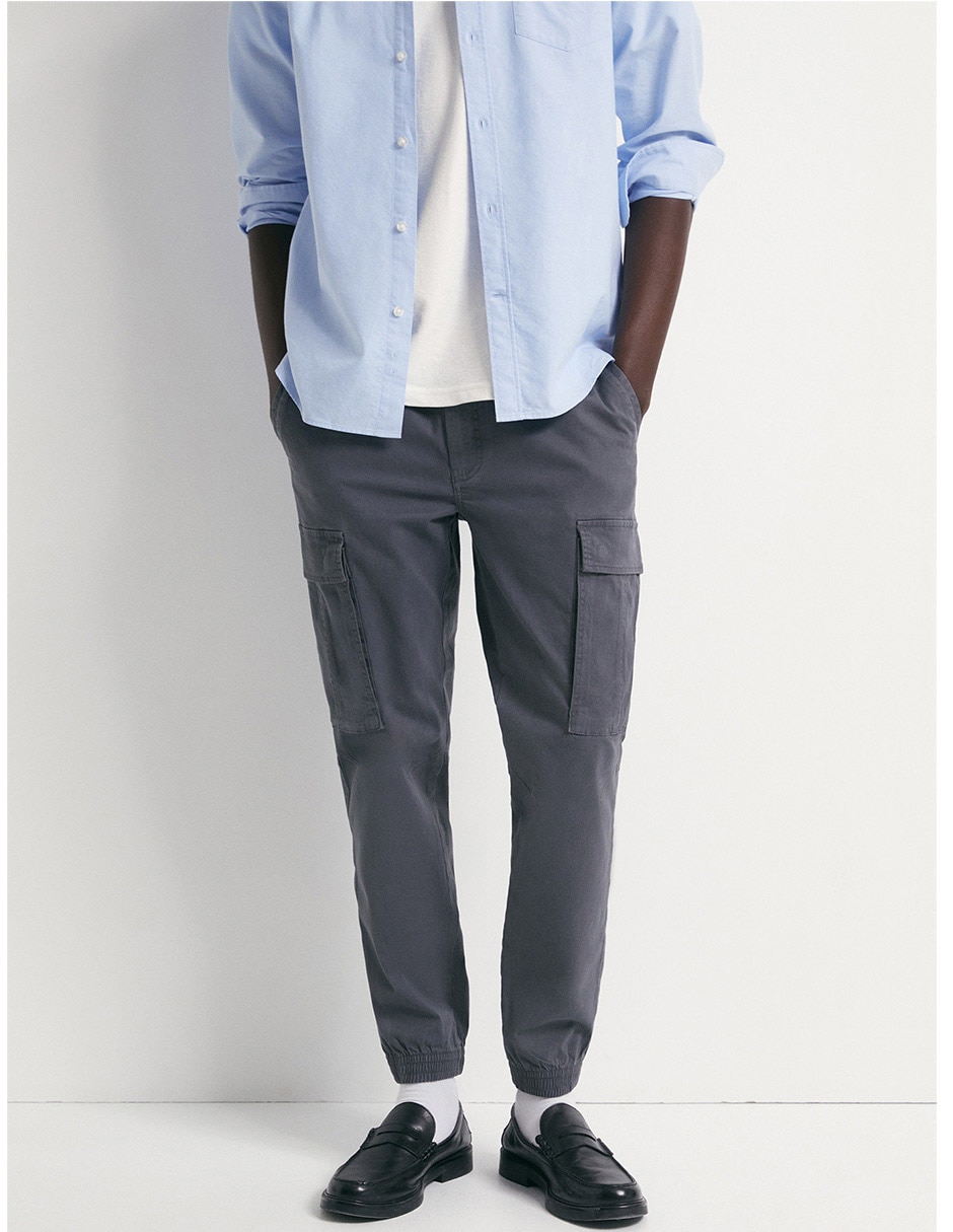 Pantalón cargo straight para hombre 6