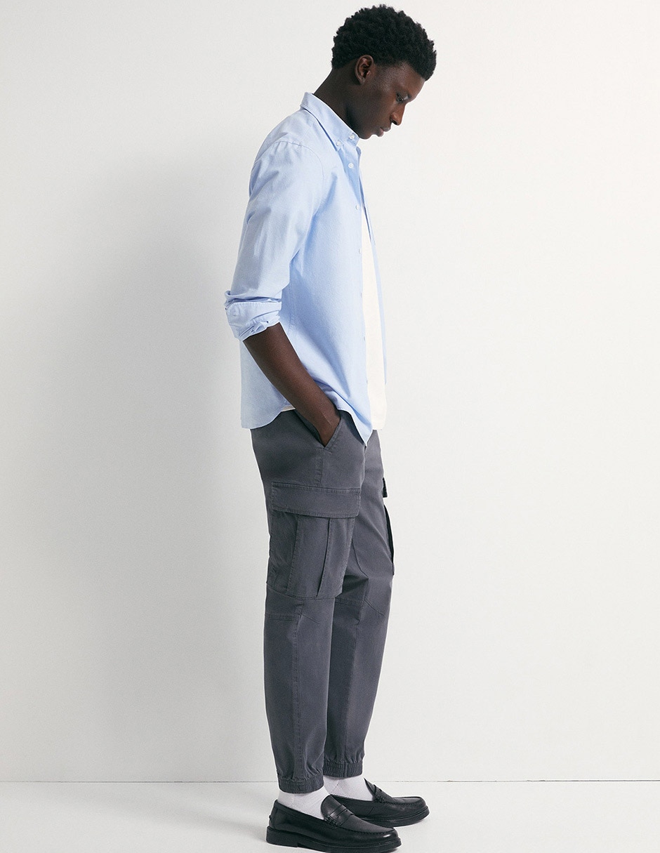 Pantalón cargo straight para hombre 4