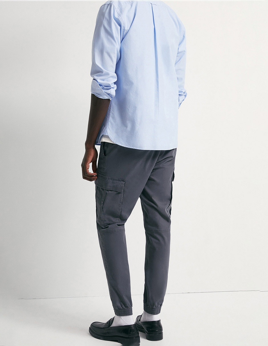 Pantalón cargo straight para hombre 2