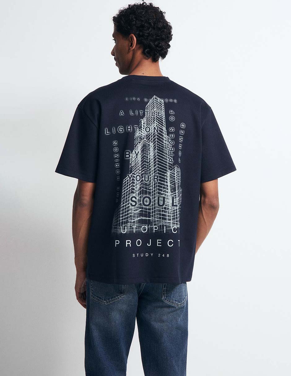 Playera cuello redondo para hombre 2