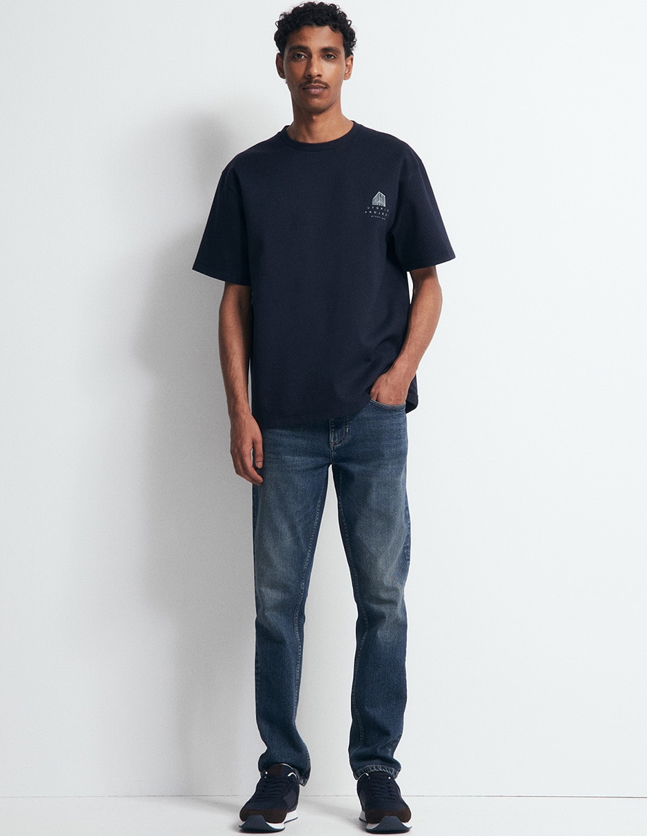 Playera cuello redondo para hombre 4