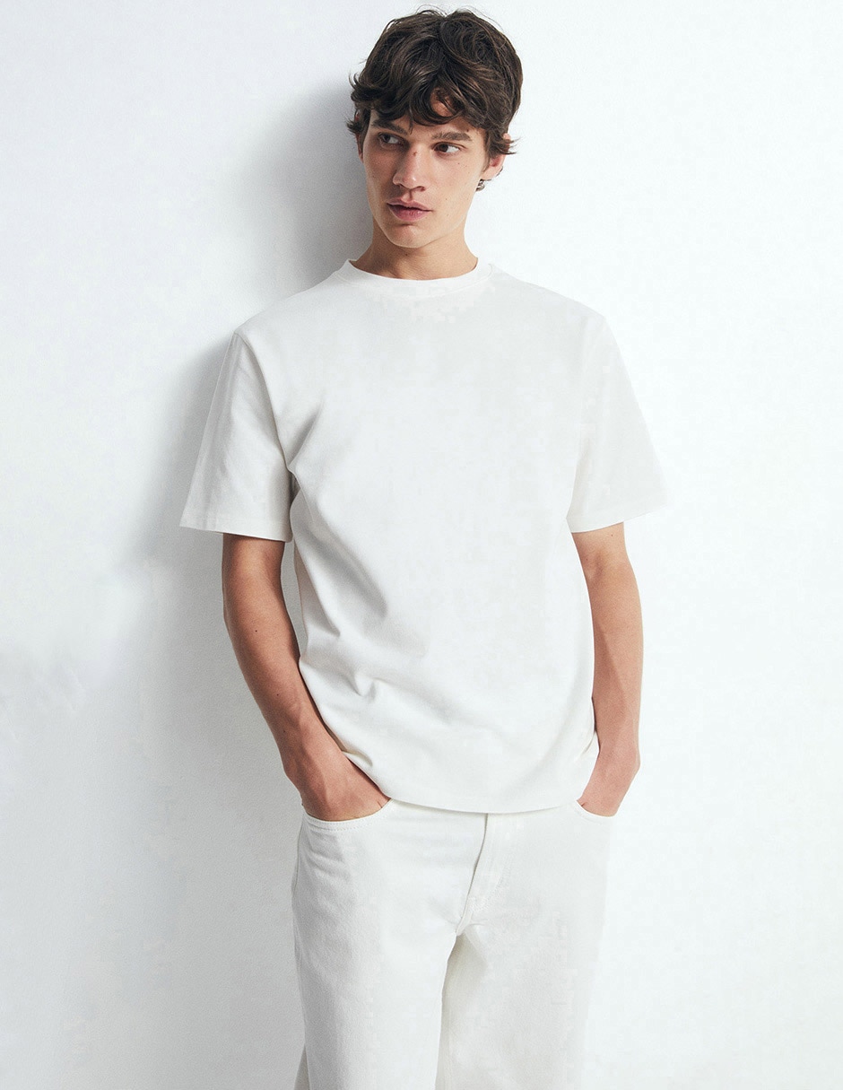 Playera cuello redondo para hombre 2