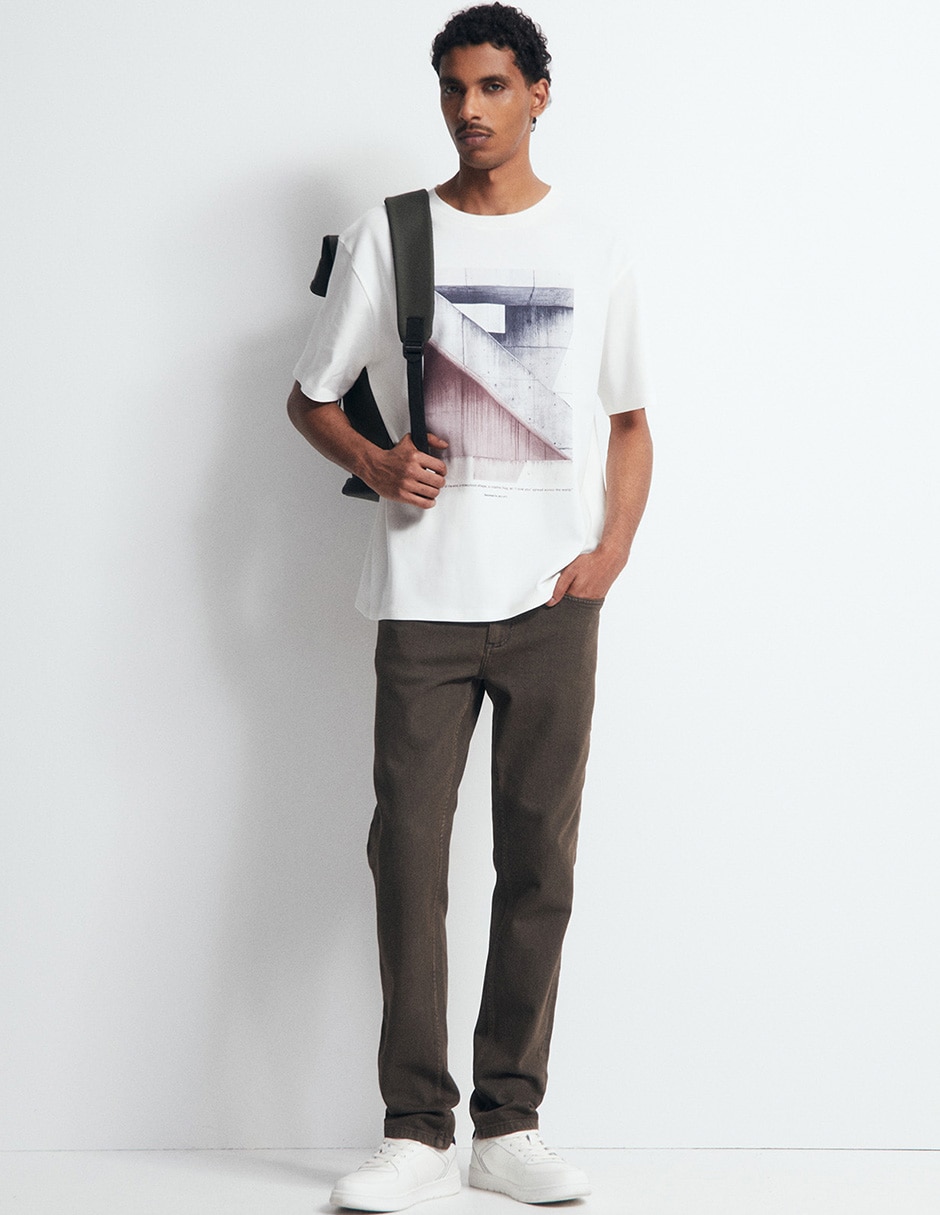 Playera cuello redondo para hombre 5