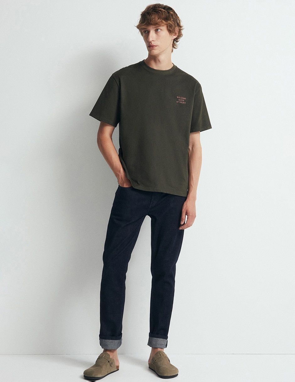 Playera cuello redondo para hombre 2