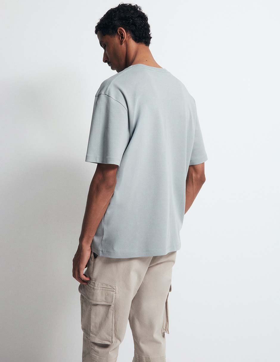 Playera cuello redondo para hombre 2