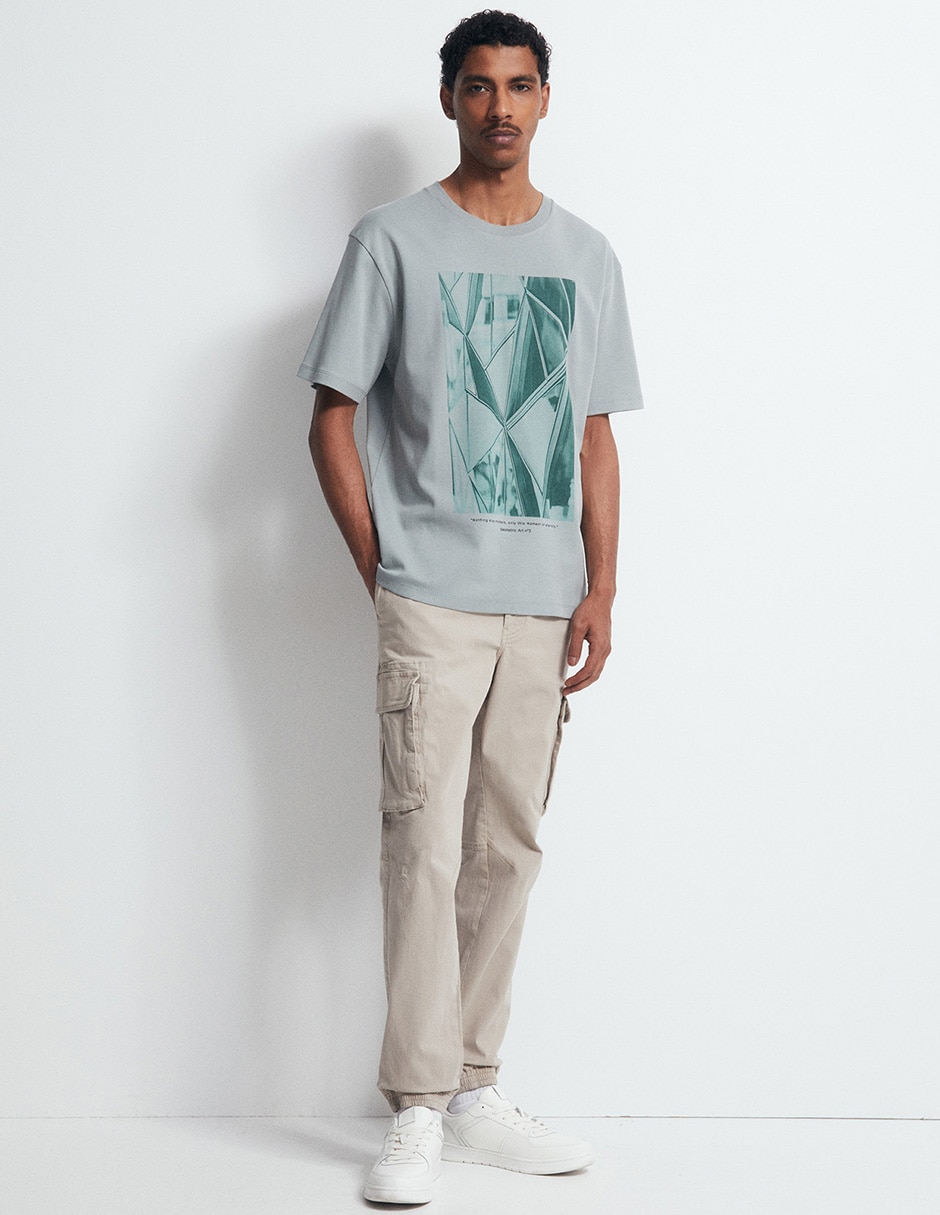 Playera cuello redondo para hombre 3