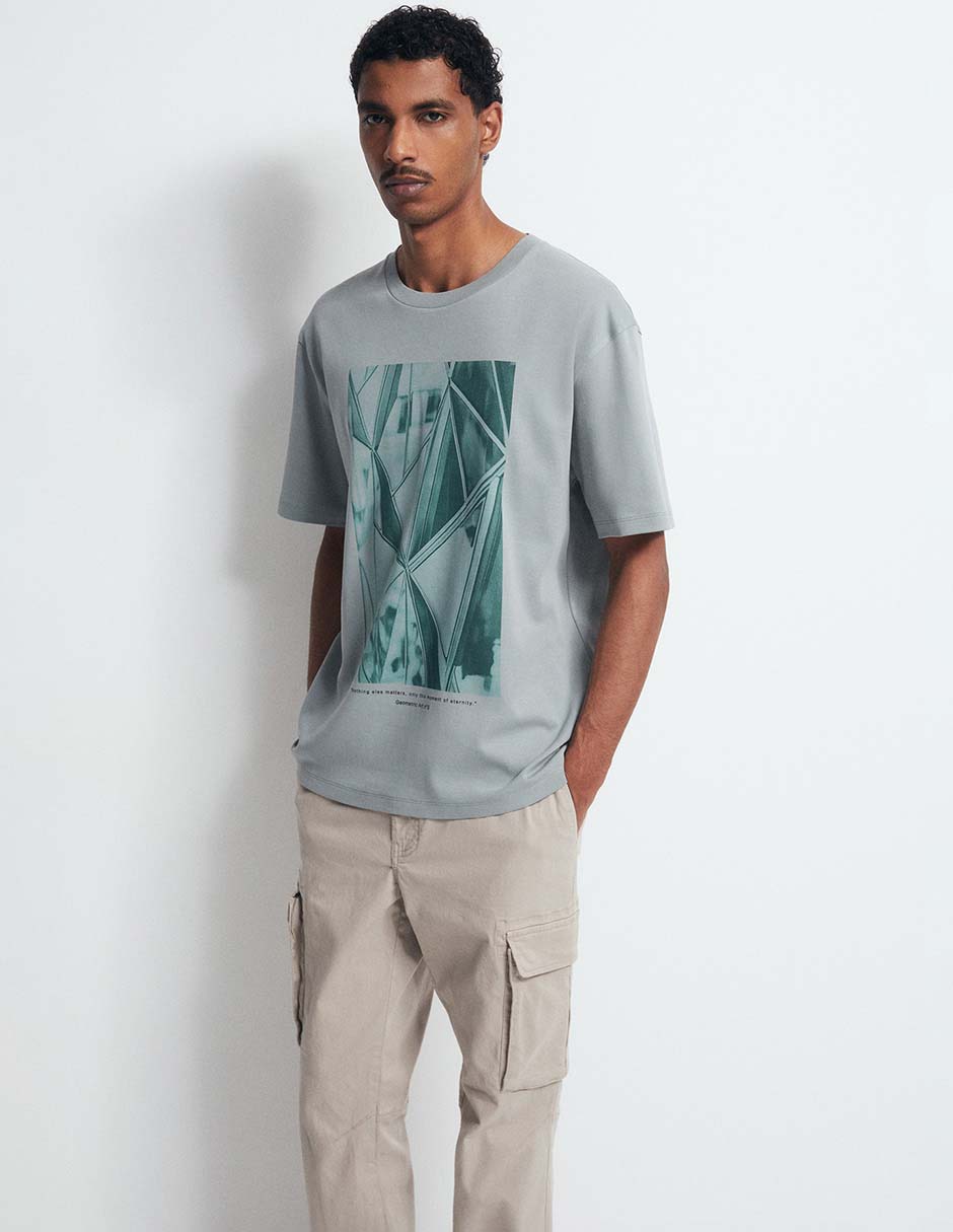 Playera cuello redondo para hombre 4