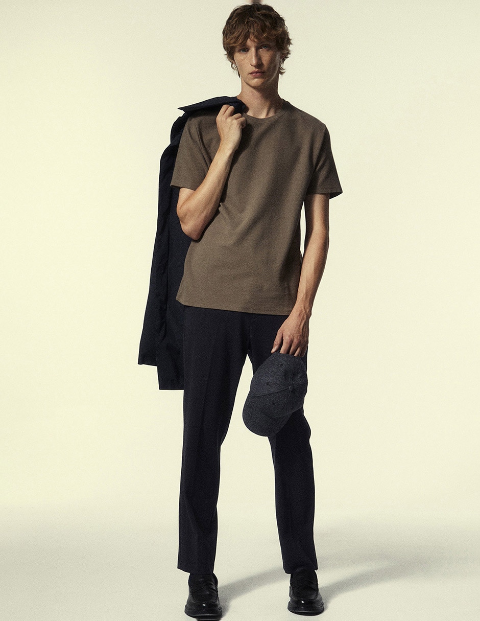 Playera cuello redondo para hombre 2