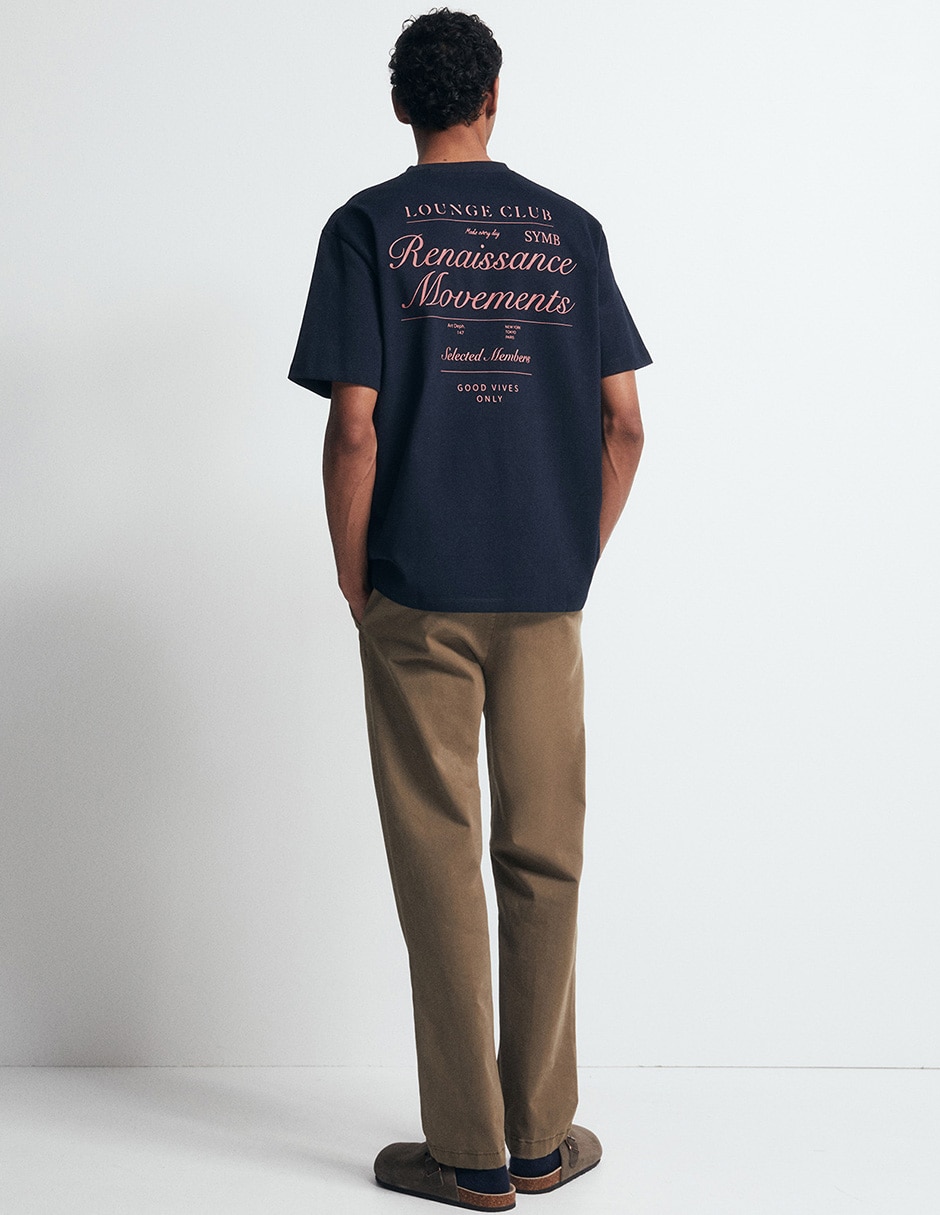 Playera cuello redondo para hombre 2