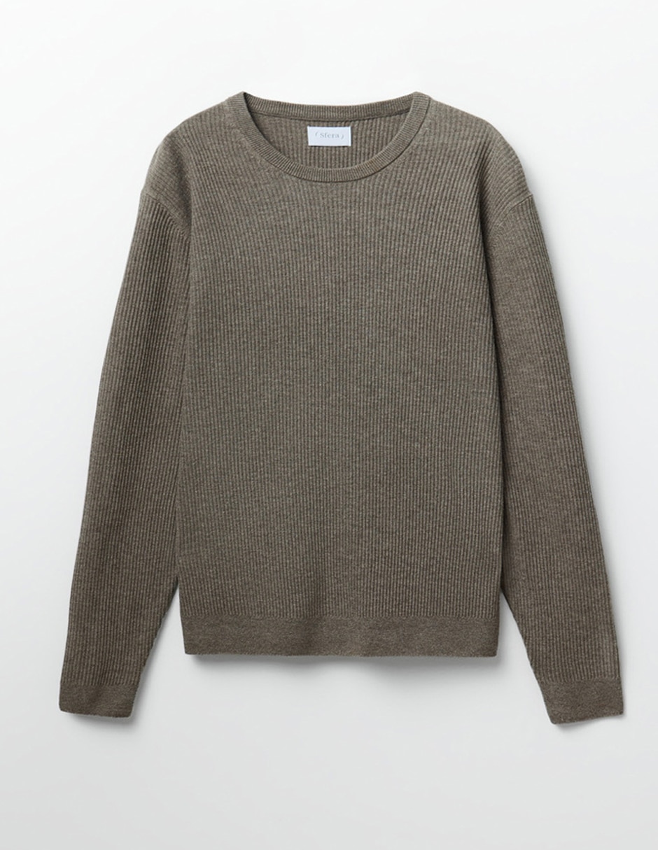 Suéter cuello redondo para hombre 1