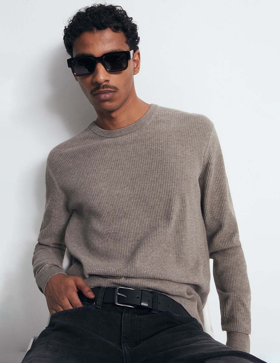 Suéter cuello redondo para hombre 3