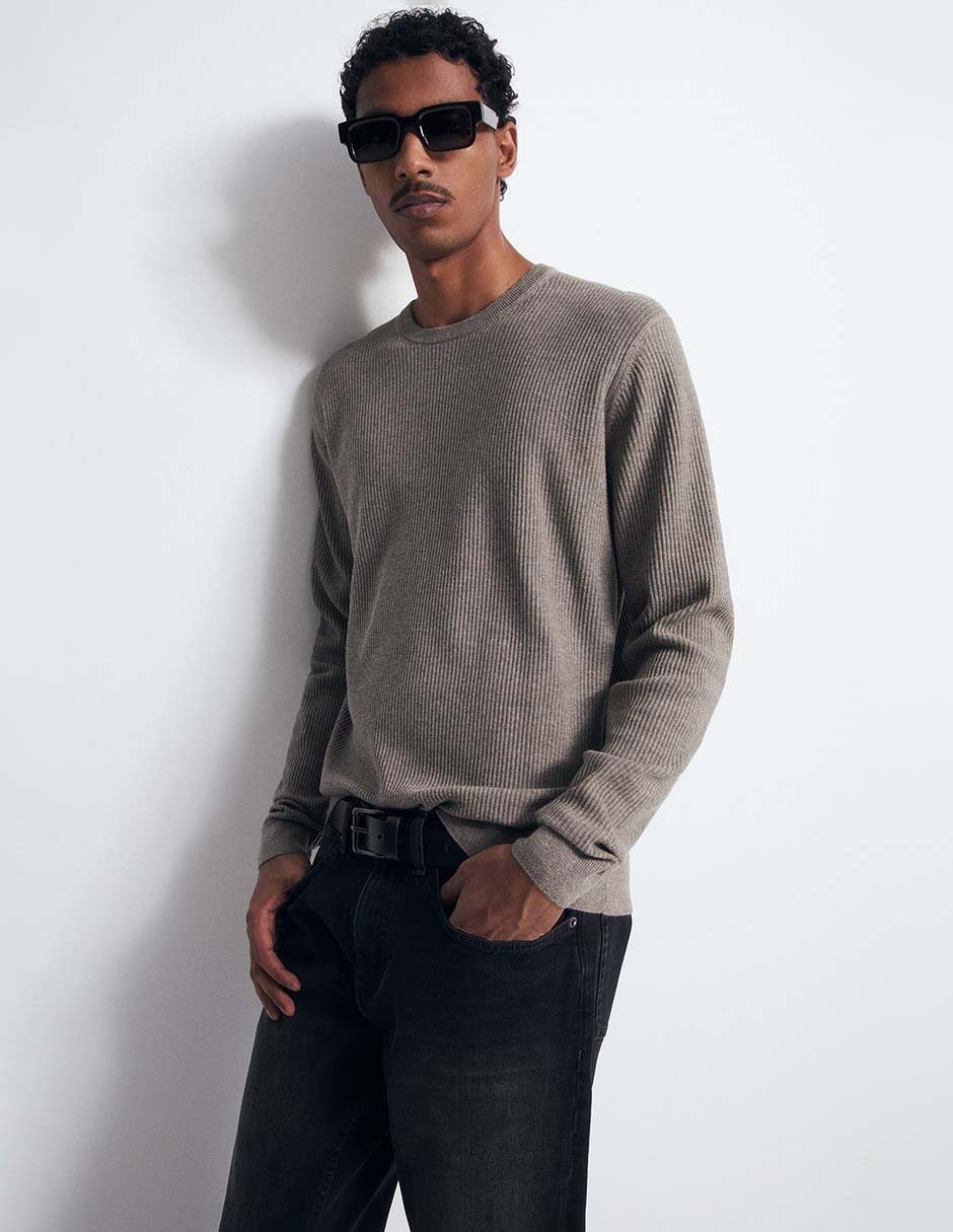 Suéter cuello redondo para hombre 5