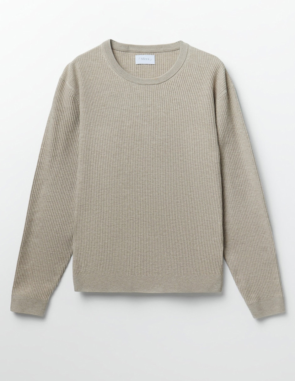Suéter cuello redondo para hombre Suéter cuello redondo para hombre
