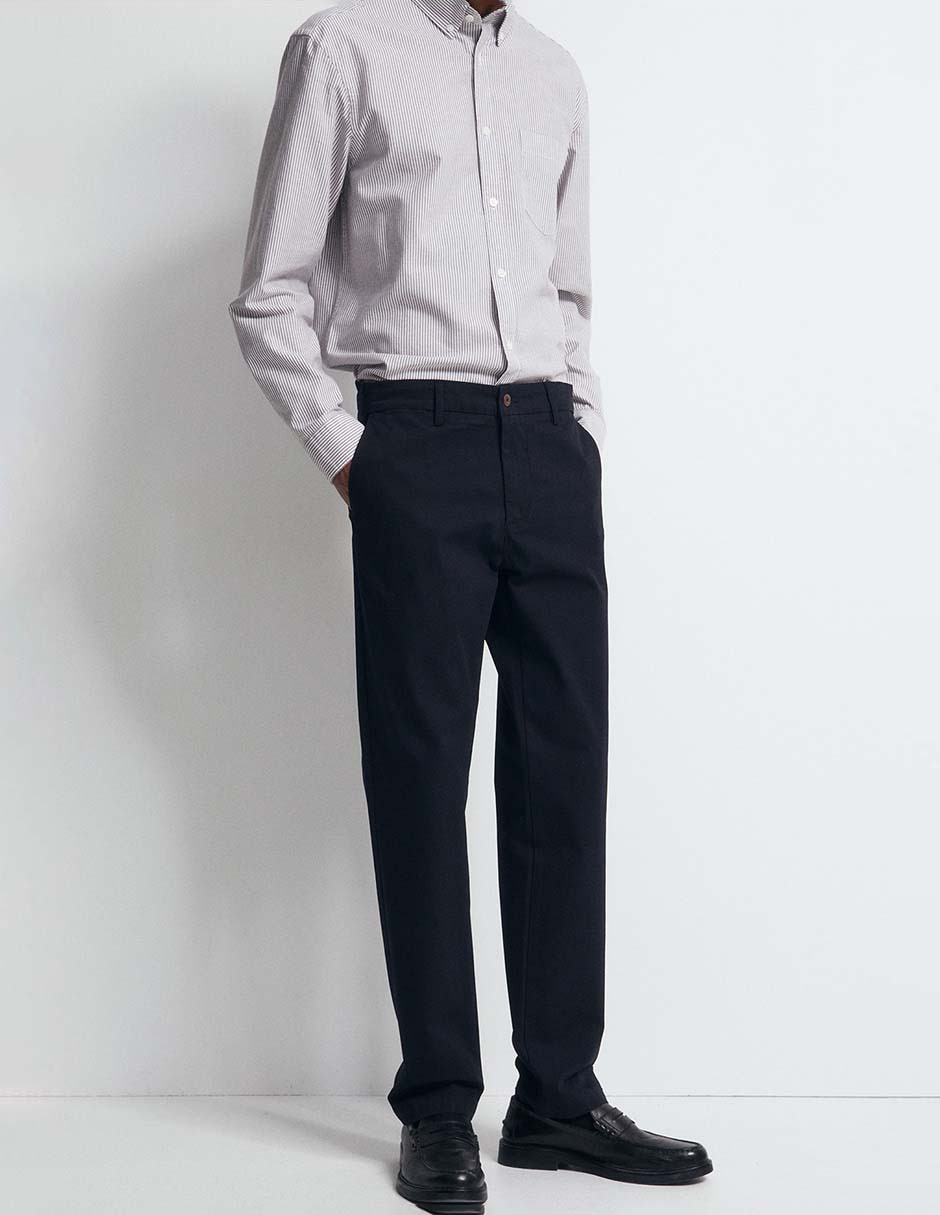 Pantalón casual chino slim para hombre 4