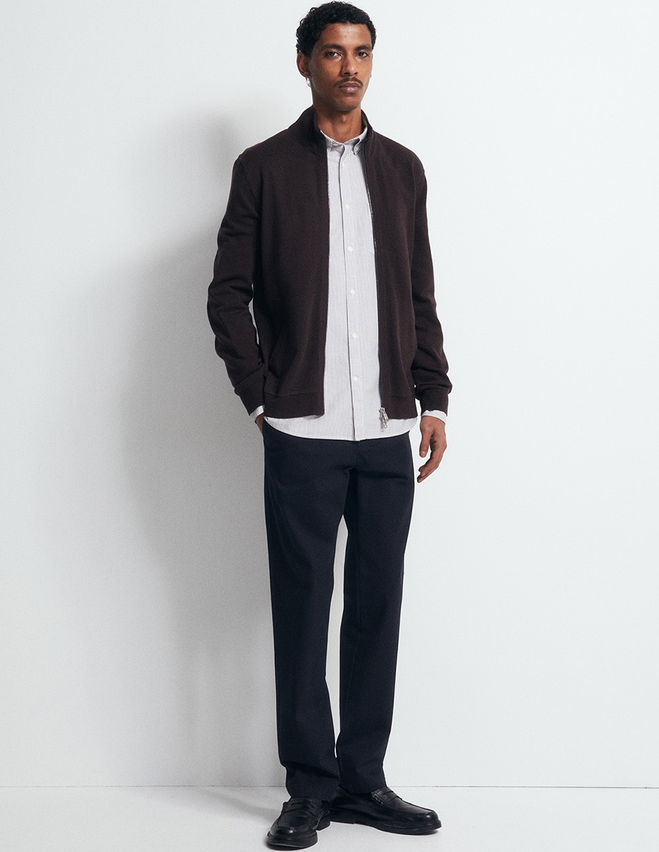 Pantalón casual chino slim para hombre 5