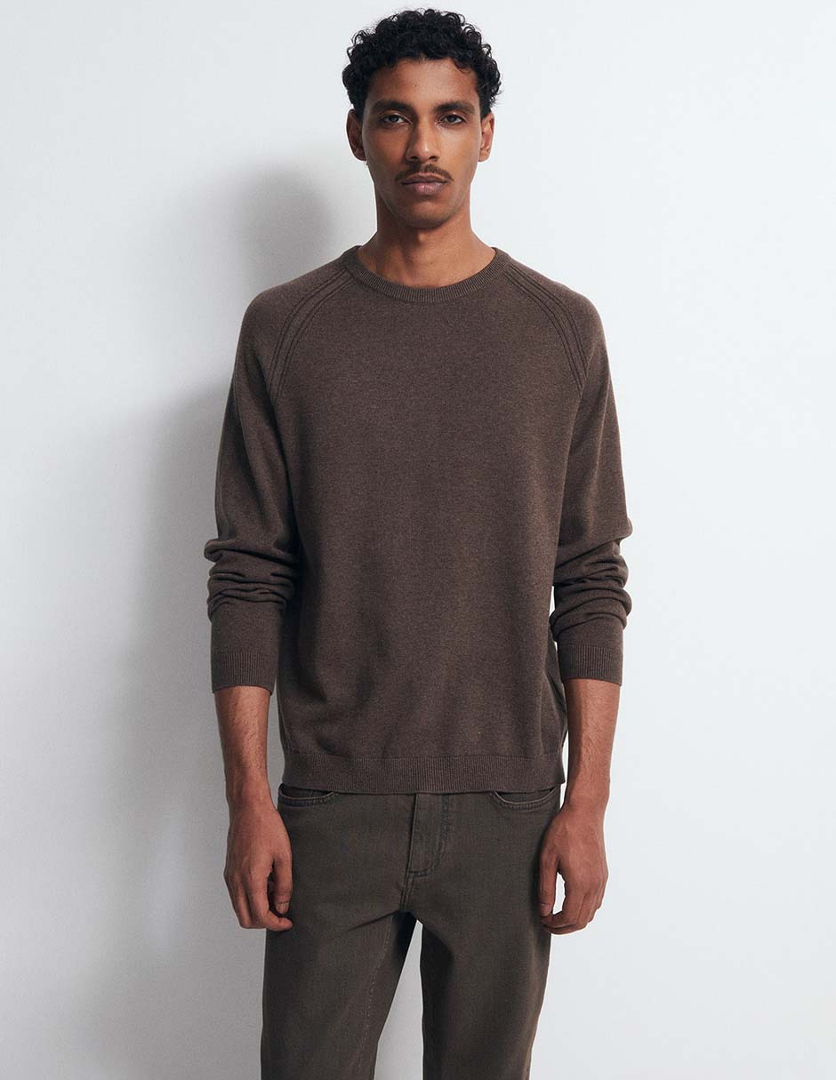 Suéter cuello redondo para hombre 6